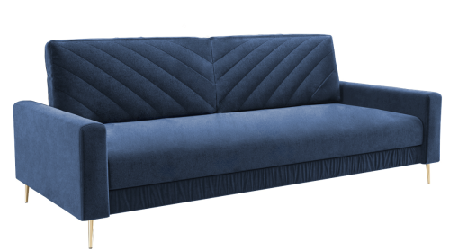 Poniżej przedstawiona kanapa w tkaninie: MONO 242, nóżki: ZŁOTE