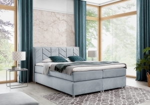 ŁÓŻKO KONTYNENTALNE BOXSPRING JODEŁKA