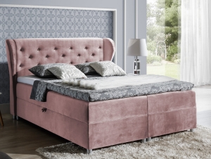 ŁÓŻKO KONTYNENTALNE BOXSPRING NILA