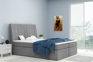 ŁÓŻKO KONTYNENTALNE BOXSPRING RAMI