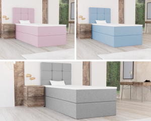 ŁÓŻKO KONTYNENTALNE MERA MINI 100x200