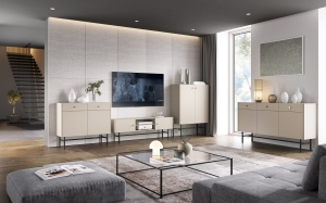 ZESTAW MEBLI DIVA BEŻOWY 