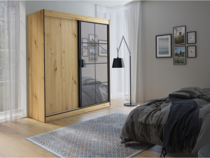 SZAFA OSLO II 120 DĄB ARTISAN