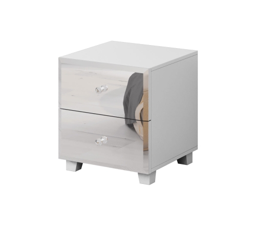 Korpus: biały mat;
Front: lustrzany