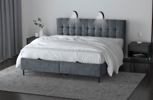 ŁÓŻKO TAPCEROWANE MUNA 160x200