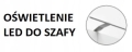 MOŻLIWOŚĆ ZAKUPIENIA OŚWIETLENIA LED, SPOWALNIACZA ORAZ KONTENERKA DO SZAFY