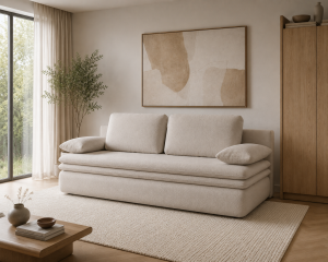 Kanapa 3-osobowa Sofa BONDI z funkcja spania pojemnikiem - do salonu 195 cm