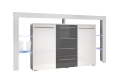 Kolorystyka na zdjęciu poniżej: (korpus) Biały + Szary połysk ( front ) + nadstawka Biała