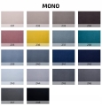 TKANINA MONO
MONO – tkanina meblowa typu velvet z powłoką hydrofobową, miękka i przyjemna w dotyku.
DOPŁATA 99 ZŁ