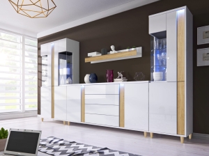 MEBLOŚCIANKA MEBLI MARCO 6 POŁYSK 