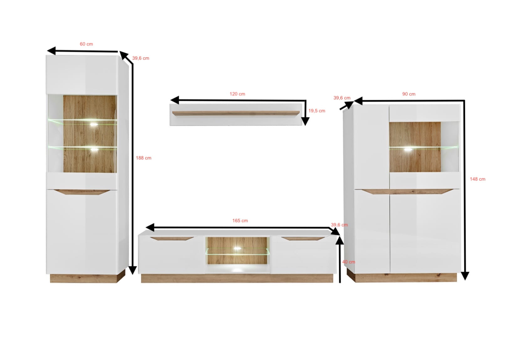DETAILLIERTE ABMESSUNGEN