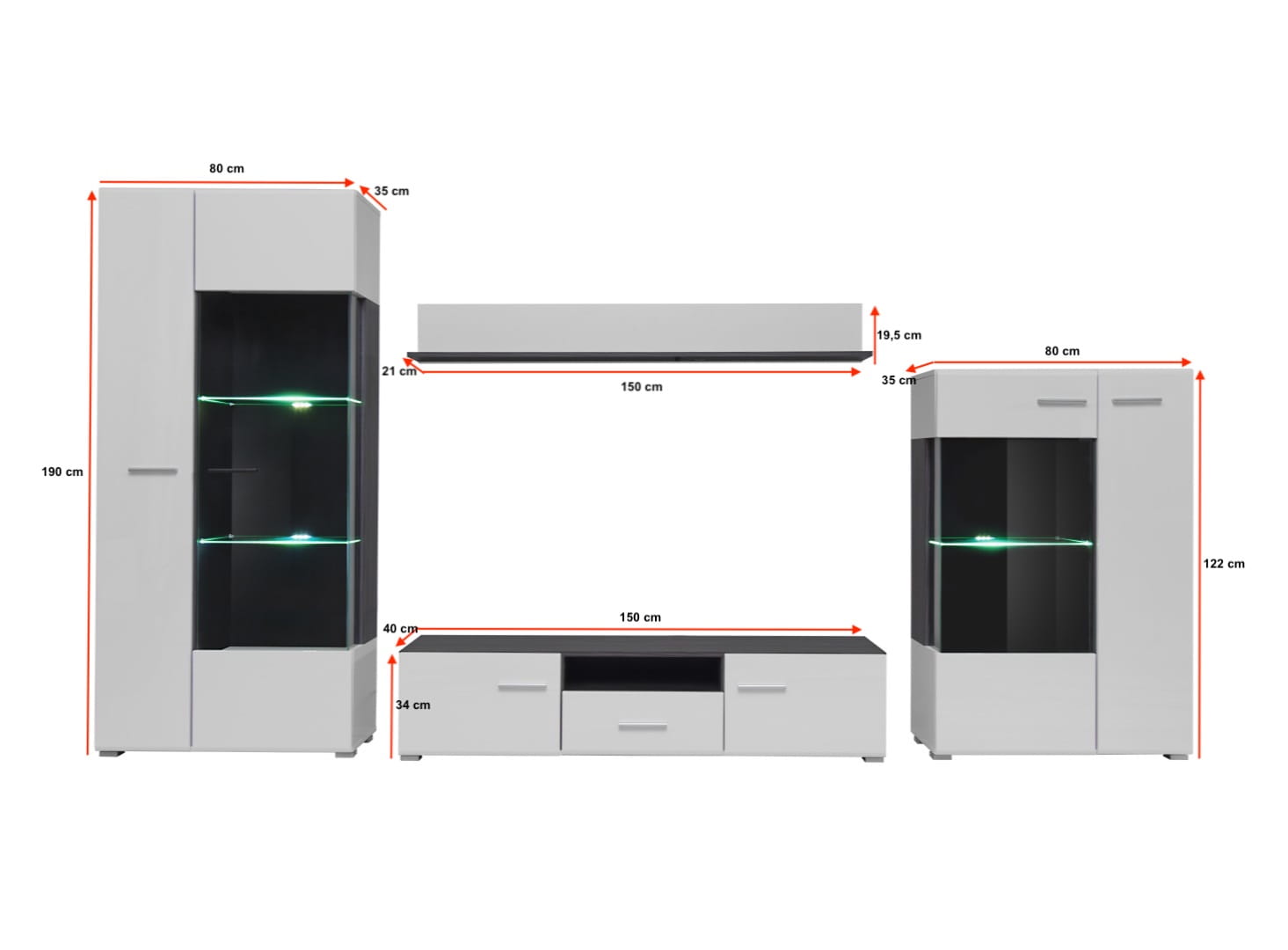 DETAILLIERTE ABMESSUNGEN